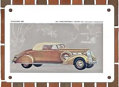 METAL SIGN - 1937 Packard 120 Convertible Coupe - 10x14 Inches • $24.61