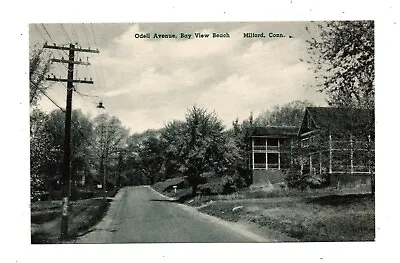 BAY VIEW BEACH MILFORD CT ~ ODELL AVENUE HOMES ALBERTYPE PUB ~ 1910-20s • $11.49