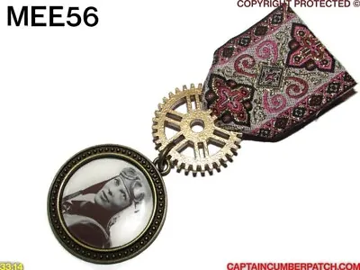 Steampunk Medal Pindrape Badge Brooch Amelia Earhart Explorer Pilot #MEE56 • $11.37