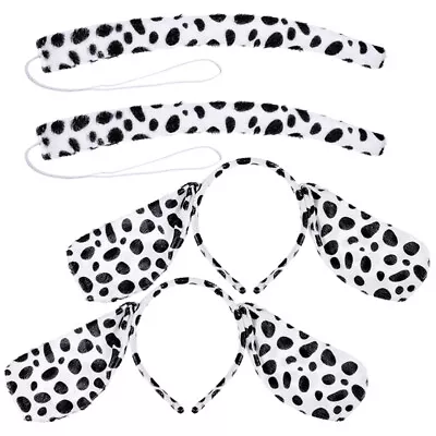  4 Pcs Performance Costume Dalmatian Accessories Cute Tails Child Miss Suite • £8.65