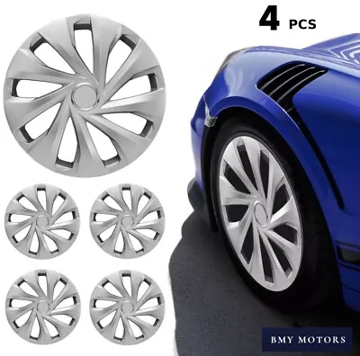 15  SET OF 4 ABS NEW Hubcaps Snap On Full Wheel Cover Silver Fits Saab • $89.99