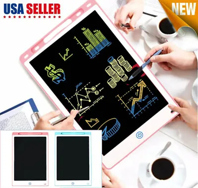 12inch LCD Writing Tablet Electronic Colorful Doodle Board Drawing Pad Kids • $10.66