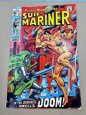 Sub-Mariner #20 (1969) Silver Age Doctor Doom • $29.99