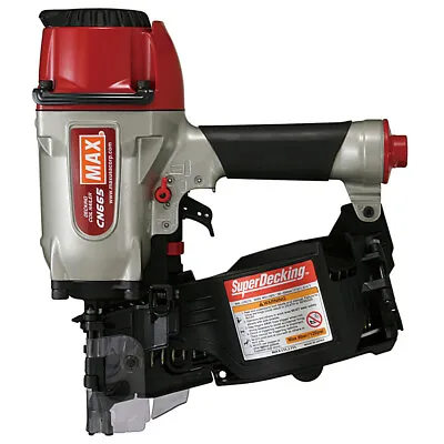 MAX CN665 2-1/2 In. X 0.131 In. SuperDecking Adjustable Coil Decking Nailer New • $465.60
