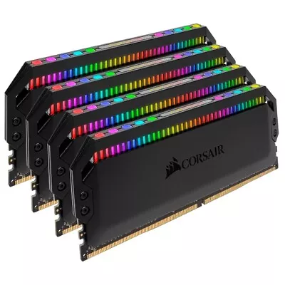 Corsair Dominator Platinum RGB 64GB (4x16GB) DDR4 3600MHz CL18 DIMM Unbuffere... • $732.16