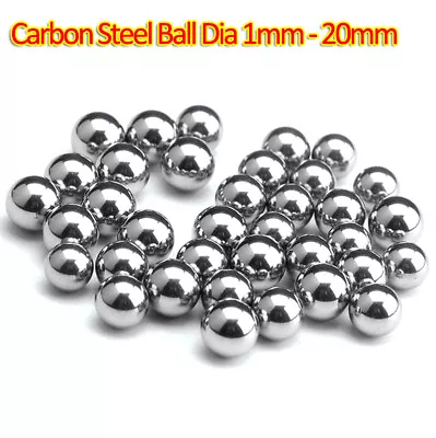 Carbon Steel Ball Dia 1mm To 20mm High Precision Bearing Balls Smooth Balls • $1.71