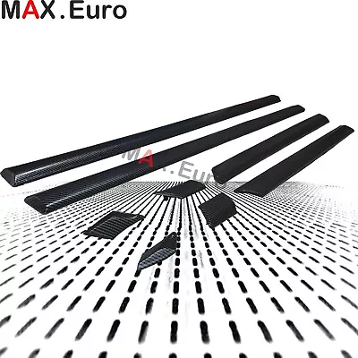 Carbon Fiber Look Side Body 4Dr Molding Strip Trim For VW Golf MK3 Jetta 93-98 • $142.20