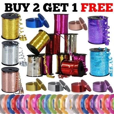 200 Meters Balloon Curling Ribbon For Party Gift Wrapping Balloons String Tie • £1.99