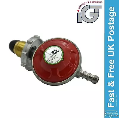 Propane Gas Regulator BBQ Camping 37mbar Handwheel Also Fits Calor Gas Bottles • £9.45