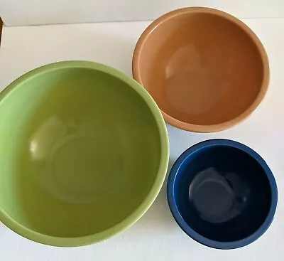 Set Of 3 GHP Nesting Melamine Speckled Mixing Bowls  1 Cup  2 1/2 Cup  5 Cup • $11