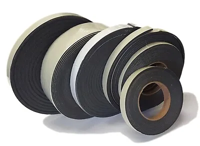 Black Single Sided Adhesive Foam Tape Closed Cell Draught Excluder Door / Window • £3.38