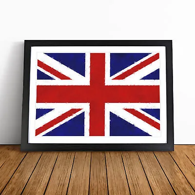 Union Jack British Flag Vol.1 Wall Art Print Framed Canvas Picture Poster Decor • £24.95