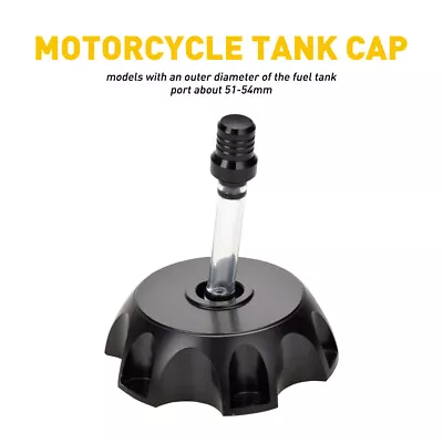 51-54mm Outer Diameter Bike Motorcycle Gas Fuel Cap Tank Breather Valve Kit B • $12.99