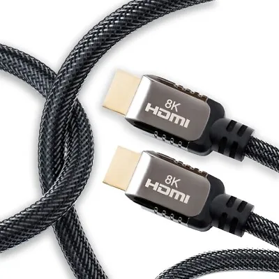 Laptop To Monitor/TV Cord - UHD 15ft HDMI 2.1 Cable - Audio/Video Gold-Plated • $28.47