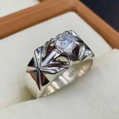 $299.09 • Buy Mens Diamond Ring, Mens Engagement Ring, Wedding Ring For Men, Dainty Rings, Moi