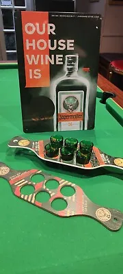 Jagermeister Shot Glasses And Paddle • £18.99