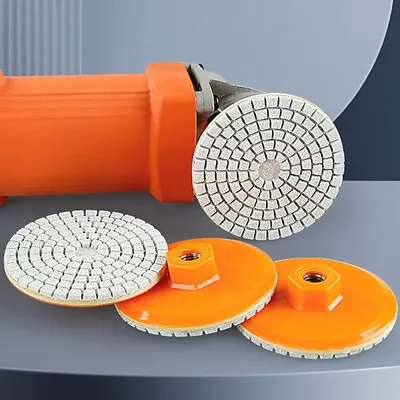 1-5x Integrated Stone Trimming And Polishing Disc 3 Inch Diamond Polishing Pads • £5.99