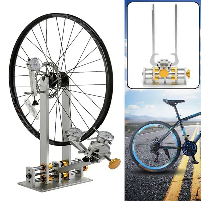 Bicycle Wheel Truing Stand Bike Hub Maintenance Repair Platform W/ Mechanic Tool • $140