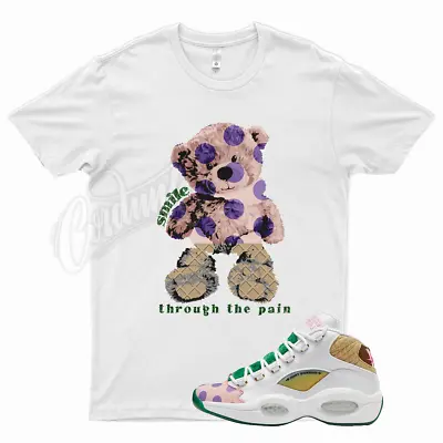 White SMILE T Shirt For  Mid Question Candyland Candy Land Kamikaze Balvin • $26.99