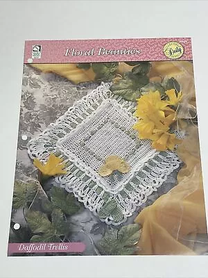 Daffodil Trellis Crochet Doily Pattern House Of White Birches • $6.75