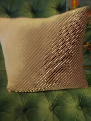 $29 • Buy Zara Home Pleated Lilac Velvet Throw Pillow