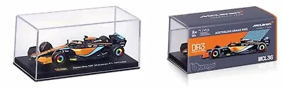 2022 F1 Daniel Ricciardo McLaren Mercedes MCL36 Diecast Car Model & Driver 1:43 • $49.94