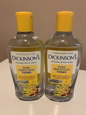 $6.99 • Buy Dickinson's Original Witch Hazel Pore Perfecting Toner 16 Oz (Pack Of 2 Bottles)