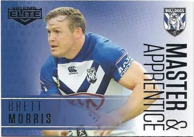 2018 NRL Elite Master & Apprentice (MA 5) Brett MORRIS Bulldogs • $1.93