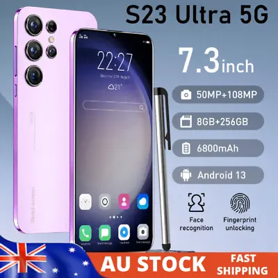 S23 Ultra 6.8  8GB+256GB Smartphone Android 12 Unlocked 5G LTE Mobile Phones • $159.99