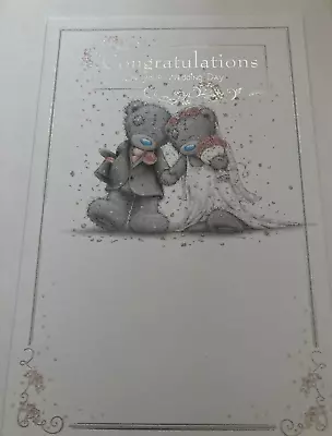 Congratulations On Your Wedding Day - Me To You Tatty Teddy - Wedding Day Card • £4.49