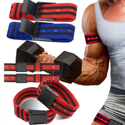 2Pc Sport BFR Band Blood Flow Restriction Occlusion Training Fitness Resist Belt • $18.69