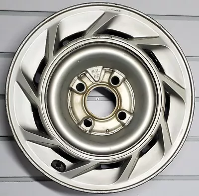 FORD TEMPO FORD ESCORT FACTORY OEM 14  SILVER POLYCAST WHEEL RIM 3249 U2 • $44.99