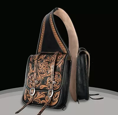 Leather Western Handmade Saddle Bag Vintage Saddle Bag For Horse Premium Leather • $134