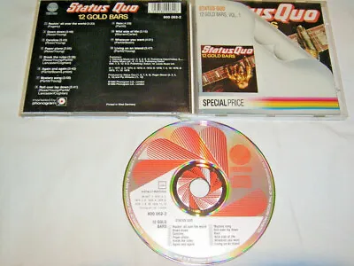 CD - Status Quo 12 Gold Bars Vol.1 - Red Swirl # G4 • £7.23