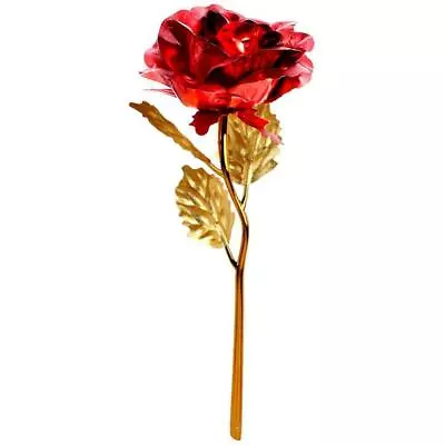 24k Gold Plated Golden Rose Flowers Anniversary Mothers Day Girlfriend Gift • $0.92