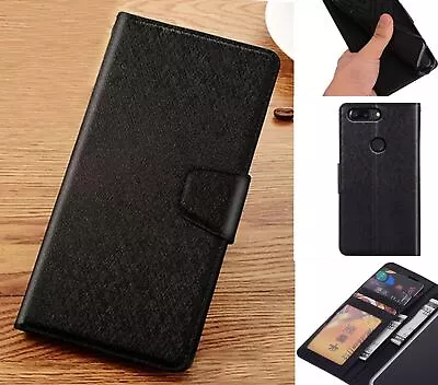 $9.50 • Buy Oneplus 5T Wallet Case Shiny Wire Finish 4 Card Slots Dual Cash Pocket