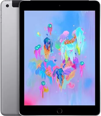 Apple IPad 6th Generation (2018) 32GB  WiFi+4G EXCELLENT CONDITION A+ • £139.99