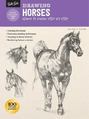 Walter Foster Drawing: Horses (Paperback) How To Draw & Paint • £7.28