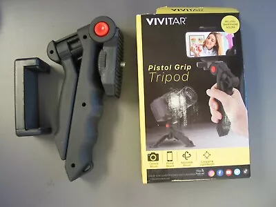 VIVITAR Pistol Grip Tripod For SmartPhones Or Cameras In Box • $5