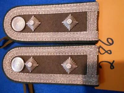 SB286 East German Army Shoulder Boards Of An Oberfeldwebel In Military Justice • $7