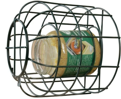 £14.70 • Buy Green Squirrel Proof Bird Cage Peanut Butter Feeder 15.5cm