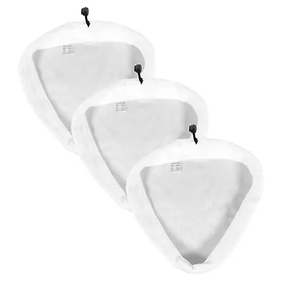 3 X VILEDA Hot Spray & Steam Mop Cleaner Microfibre Hard Floor Cloth Pads 100ºC • £7.99