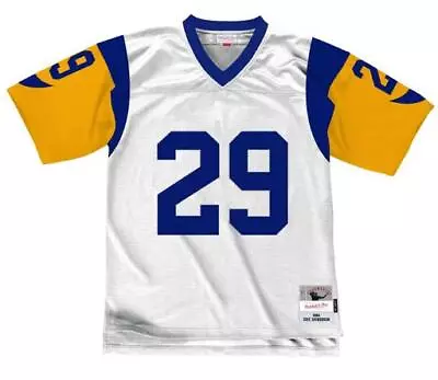 Eric Dickerson Los Angeles Rams NFL 1984 White Throwback Jersey • $44.99