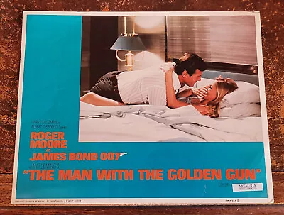 THE MAN WITH THE GOLDEN GUN James Bond Roger Moore/Britt Ekland 1981 Movie Issue • £10