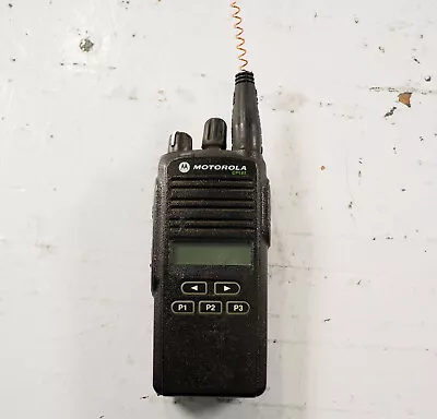 Motorola CP185 Two-Way Radio 435-480 MHz AAH03RDF8AA7AN W/ Battery • $49