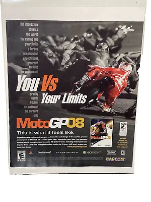 2008 MOTO GP 08 Video Game Vintage Print Ad Capcom • $14.05