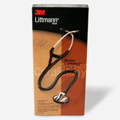 Littmann Master Cardiology Stethoscope 3M 2161 Chestpiece Black Edition • $329