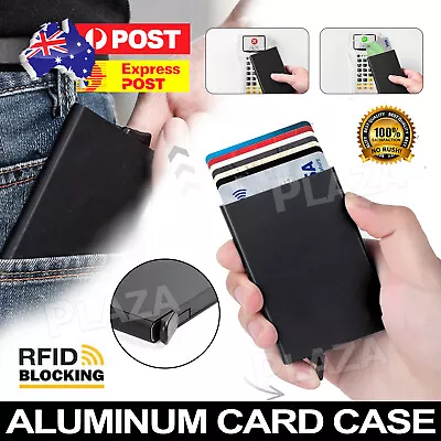 RFID Blocking Aluminum Slim Wallet ID Credit Card Holder Protector Purse New • $5.45