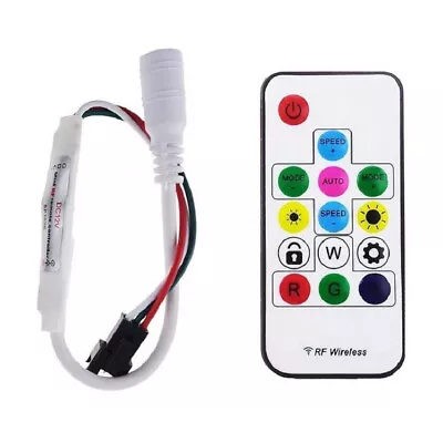 SP103E Mini RF Remote Controller For DC12V WS2811 & DC5V WS2812B LED Strip Light • $11.99