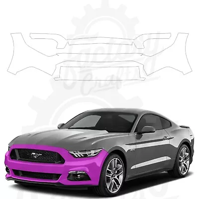 Paint Protection Film Clear PPF For Ford Mustang GT 2015-2017 Front Bumper • $169.95